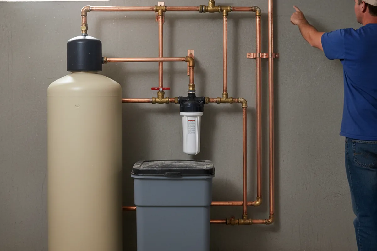 Whole-house water treatment system installed in Newton